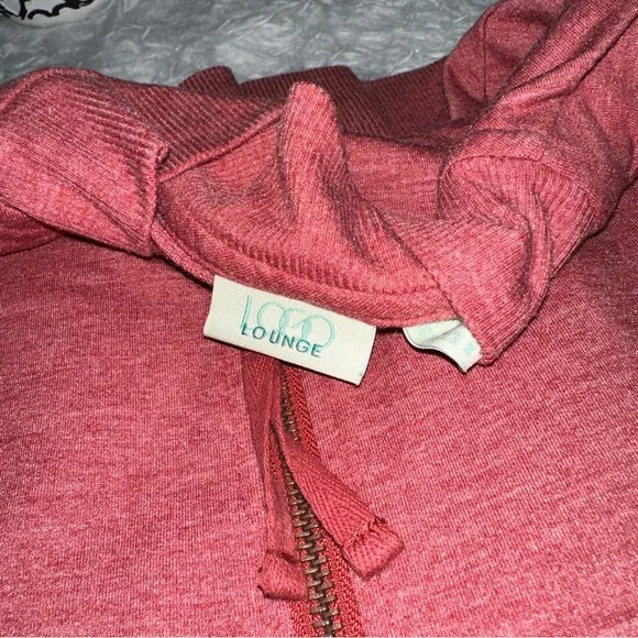 LOGO Lounge by Lori Goldstein‎ Zip Front Hi-Low Jacket Light Copper Size Medium - Picture 6 of 9
